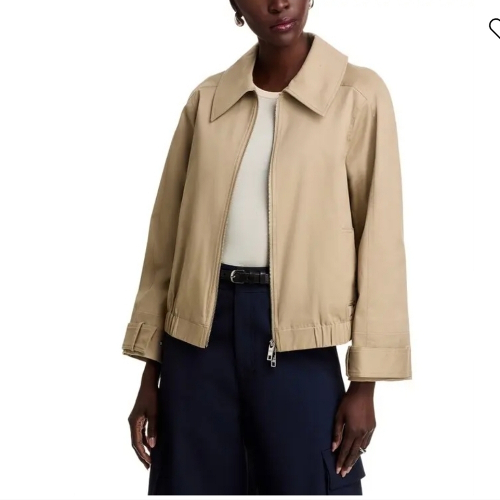 Rails York Zip Up Jacket Size XS NWT $288 Taupe - Picture 4 of 12